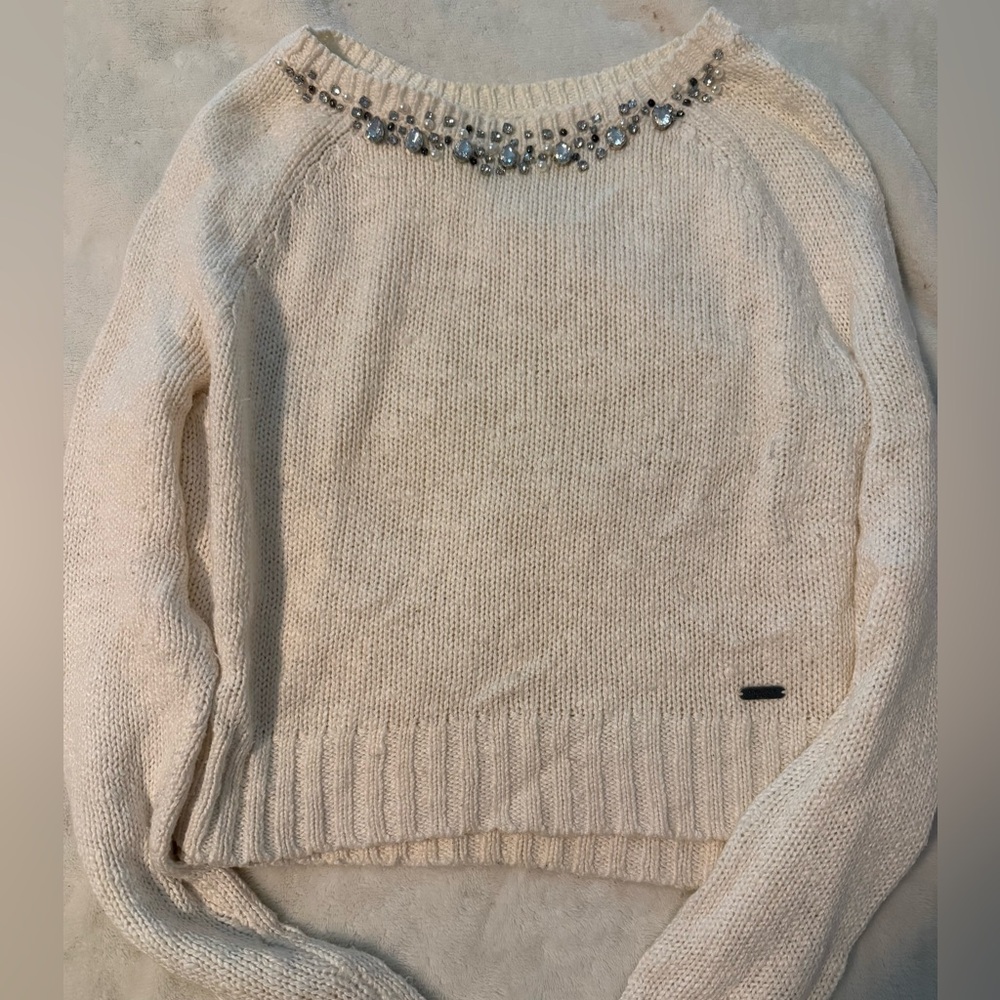 Abercrombie & Fitch Jeweled Sweater